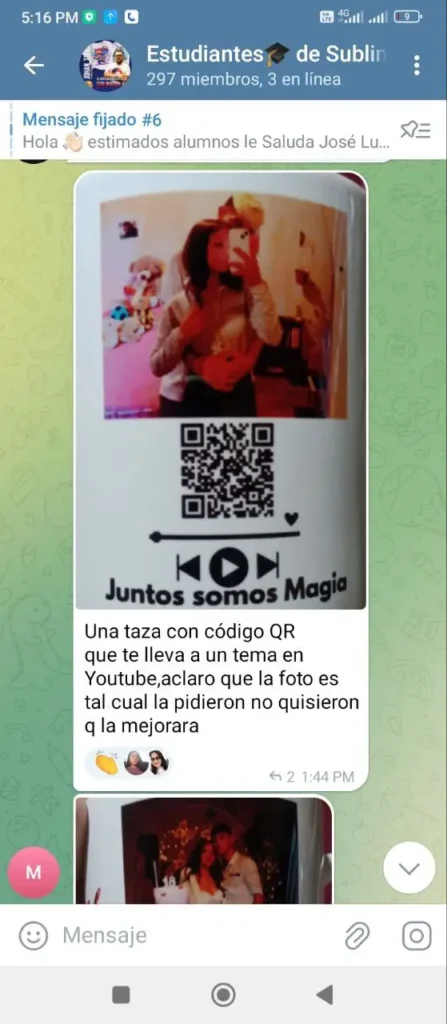 Trabajos realizados con el curso El Rentable Negocio de la Sublimación