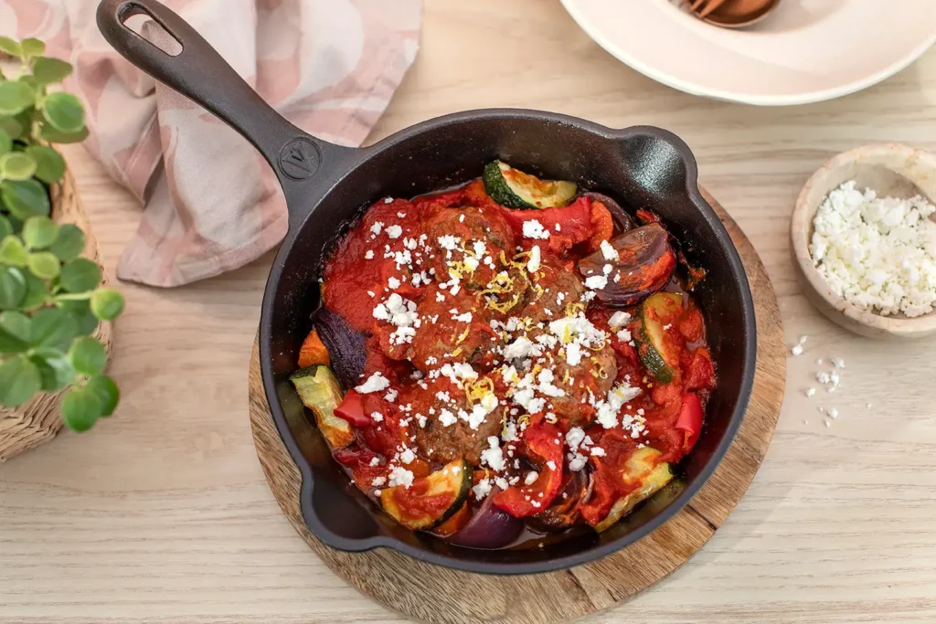 Albóndigas de ternera con verduras receta saludable tipo Método SANO
