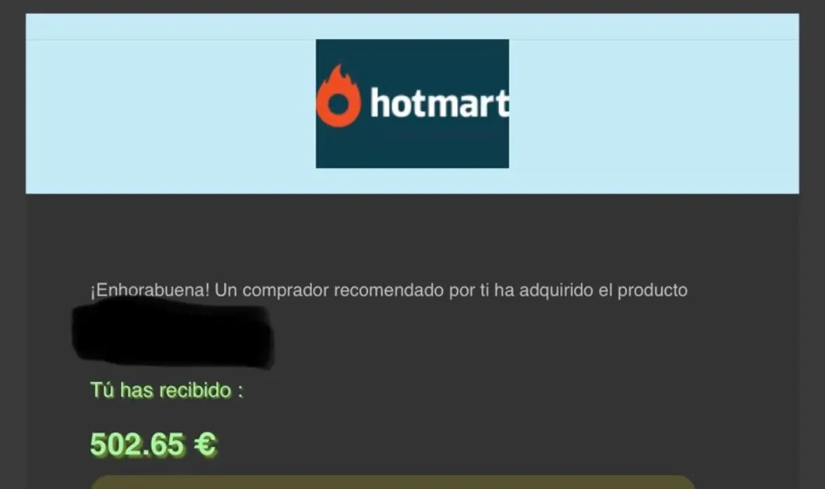 Historial de ventas y conversiones en la plataforma Hotmart usando el sistema de Fabio Serna
