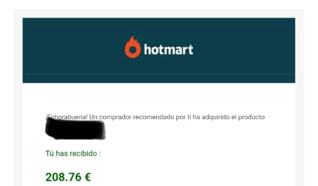 Resultado real de una comisión obtenida dentro del ecosistema Partner 360
