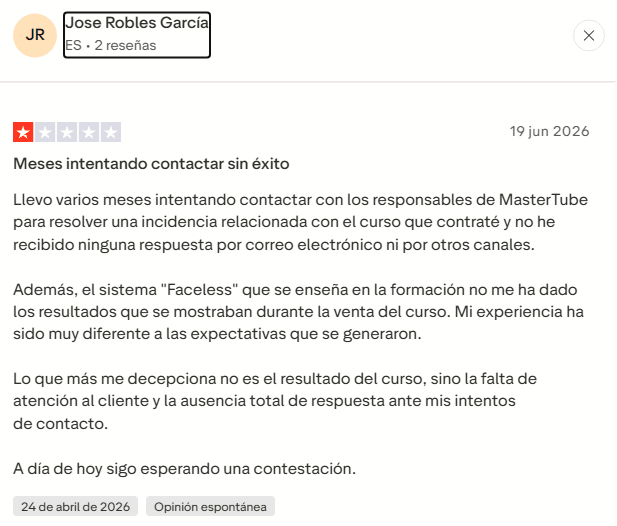 Dificultades reportadas por usuarios en la implementación del canal de YouTube